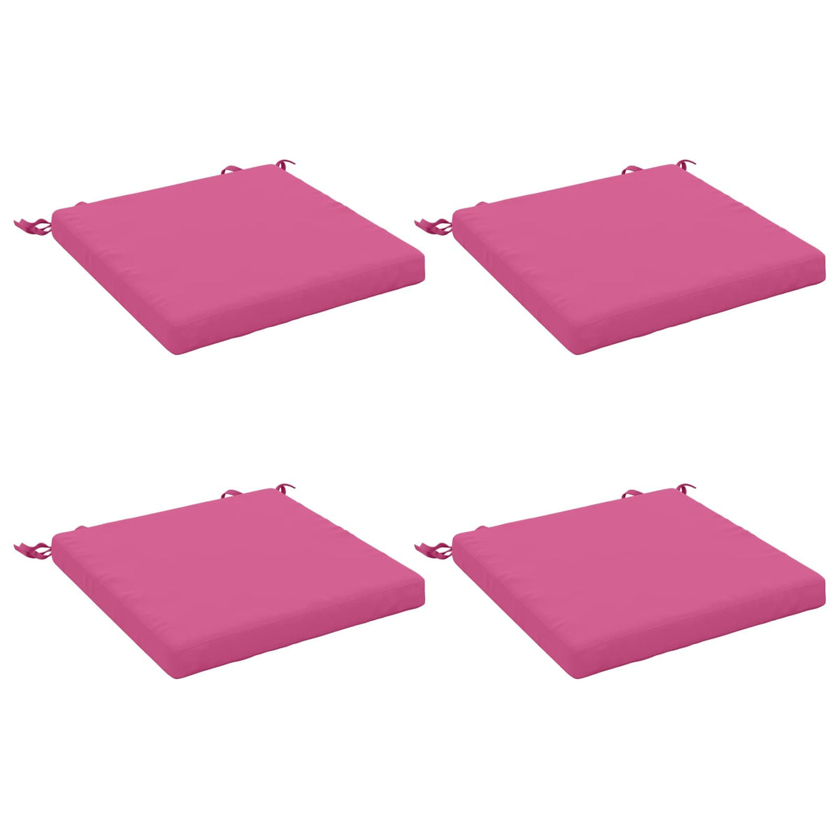 4-Piece Seat Cushions SOEST 4 pcs 100% Polyester Pink