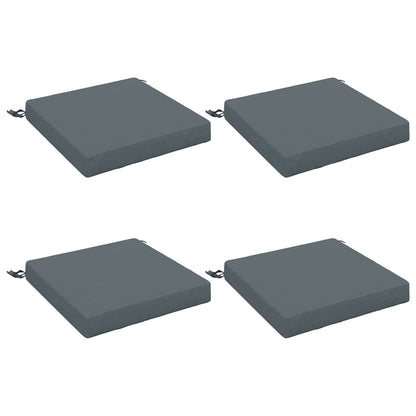 4-Piece Seat Cushions SOEST 4 pcs 100% Polyester Blue