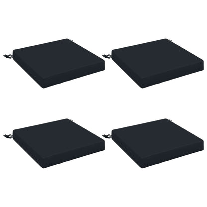 4-Piece Seat Cushions SOEST 4 pcs 100% Polyester Dark Blue