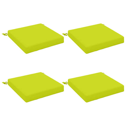 4-Piece Seat Cushions SOEST 4 pcs 100% Polyester Bright Green