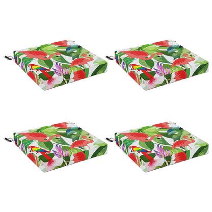 4-Piece Seat Cushions SOEST 4 pcs 100% Polyester Multicolour