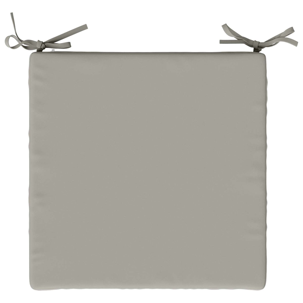 4-Piece Seat Cushions SOEST 4 pcs 100% Polyester Grey