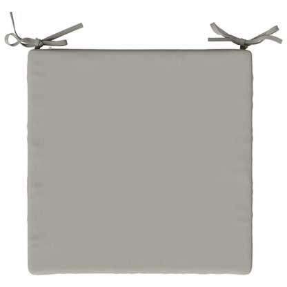 4-Piece Seat Cushions SOEST 4 pcs 100% Polyester Grey