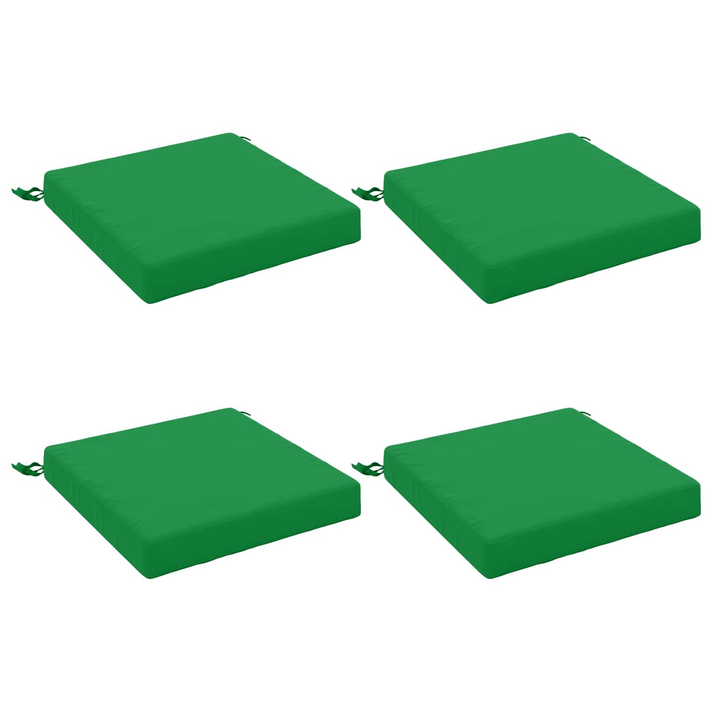 4-Piece Seat Cushions SOEST 4 pcs 100% Polyester Green