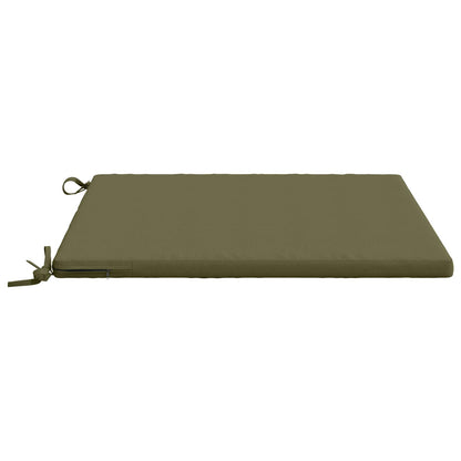 4-Piece Seat Cushions SOEST 4 pcs 100% Polyester Olive Green