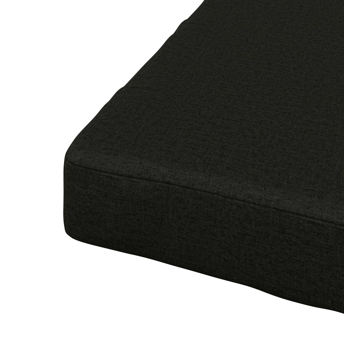 1-Piece Seat Cushion SOEST 100% Polyester Black 60 x 60 x 3 cm
