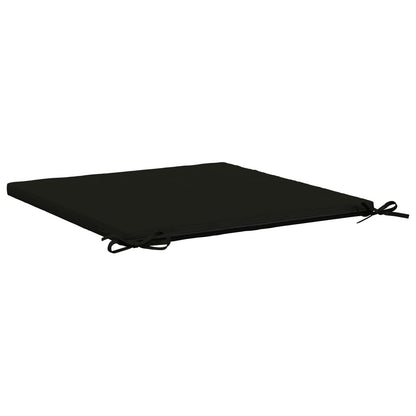 1-Piece Seat Cushion SOEST 100% Polyester Black 60 x 60 x 3 cm