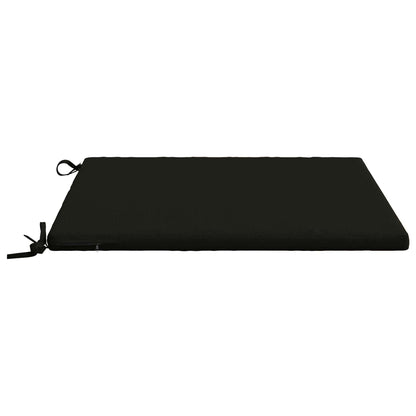 1-Piece Seat Cushion SOEST 100% Polyester Black 60 x 60 x 3 cm