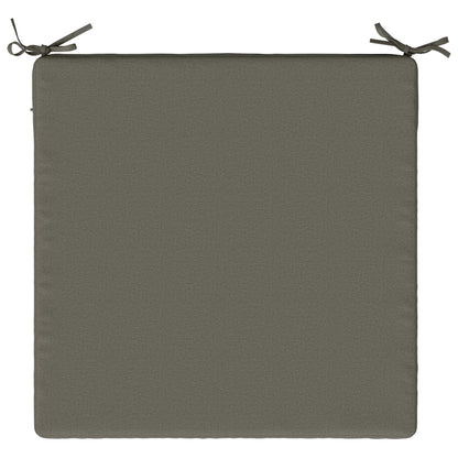 1-Piece Seat Cushion SOEST 100% Polyester Grey 60 x 60 x 3 cm