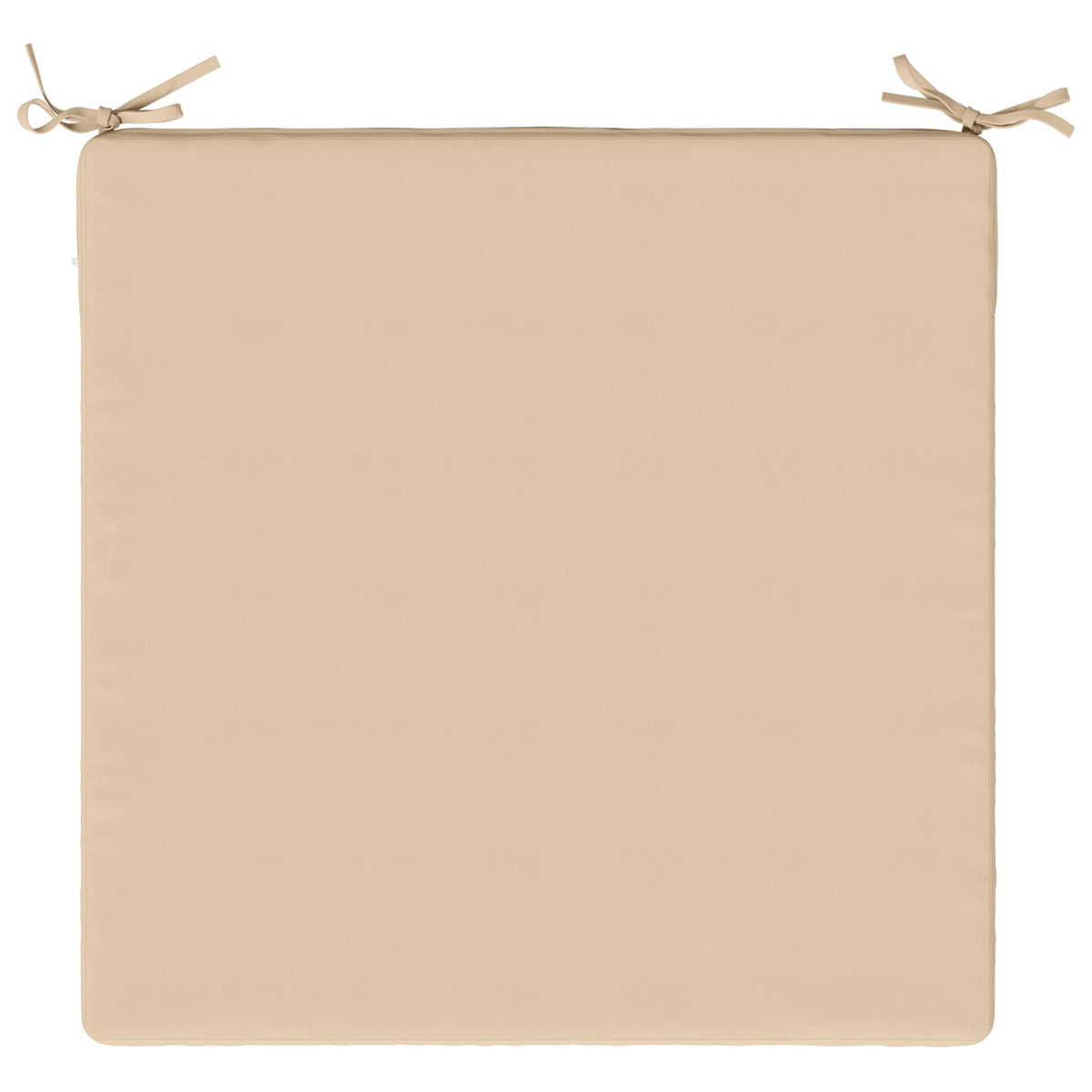 1-Piece Seat Cushion SOEST 100% Polyester Cream 60 x 60 x 3 cm