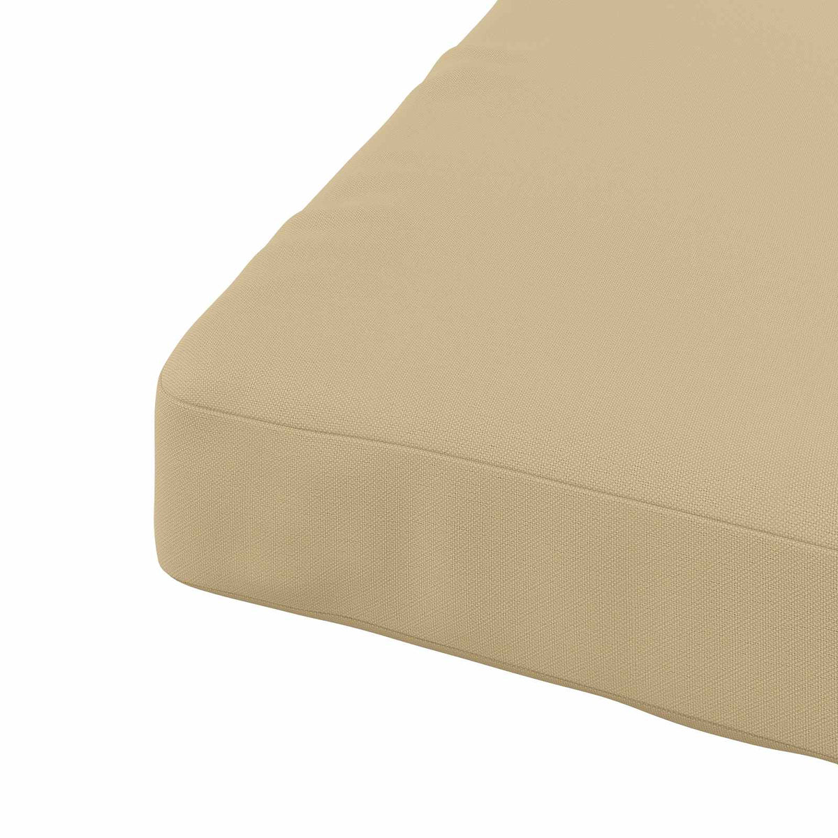 1-Piece Seat Cushion SOEST 100% Polyester Beige 60 x 60 x 3 cm