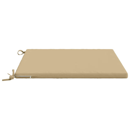 1-Piece Seat Cushion SOEST 100% Polyester Beige 60 x 60 x 3 cm