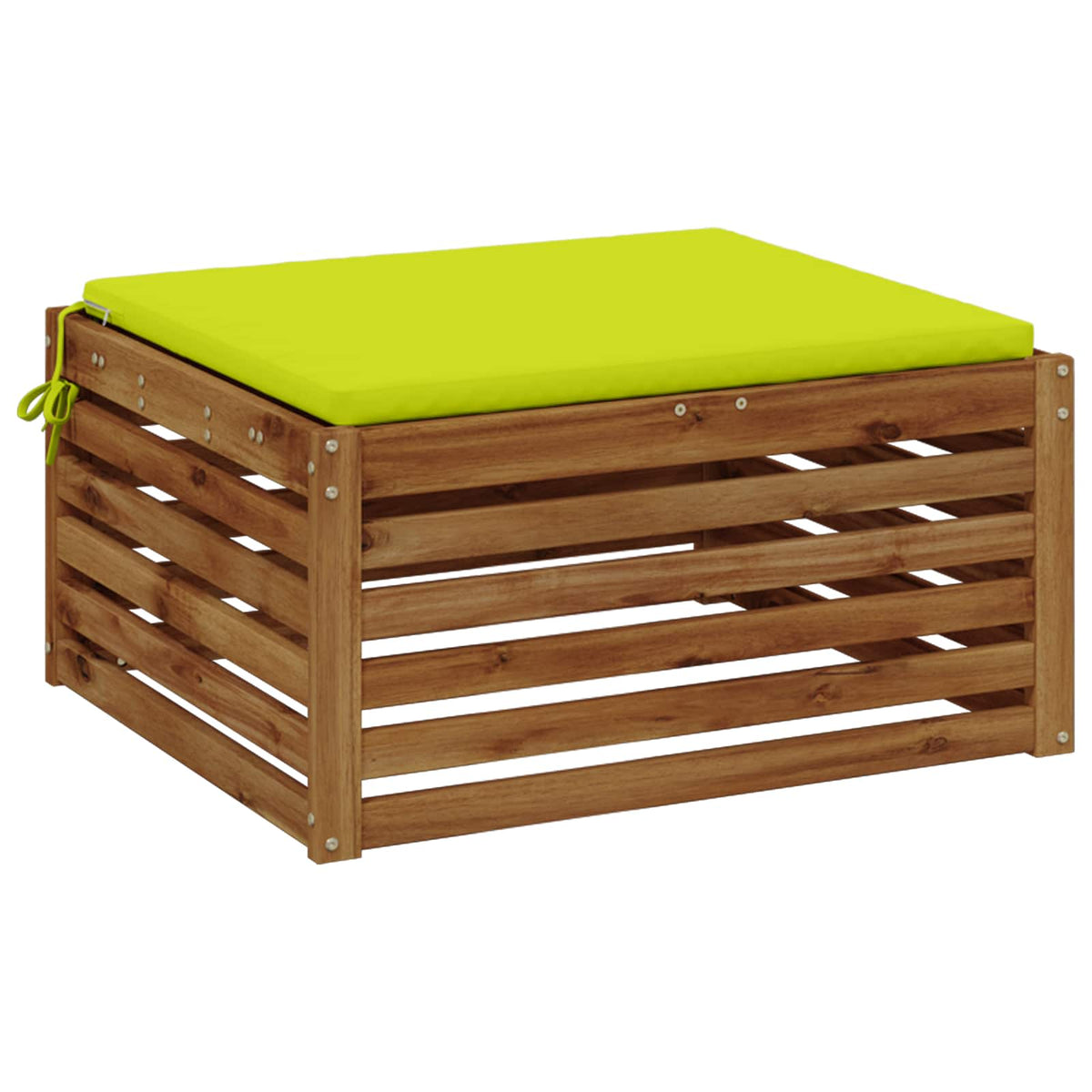 1-Piece Seat Cushion SOEST 100% Polyester Bright Green