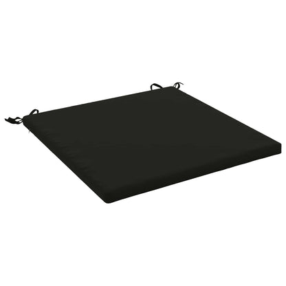 1-Piece Seat Cushion SOEST 100% Polyester Black 60 x 60 x 3 cm