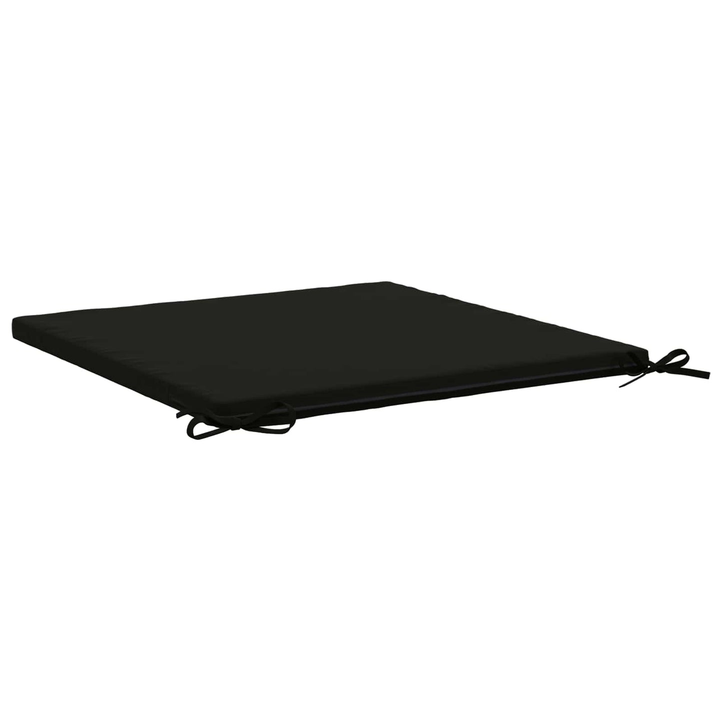 1-Piece Seat Cushion SOEST 100% Polyester Black 60 x 60 x 3 cm