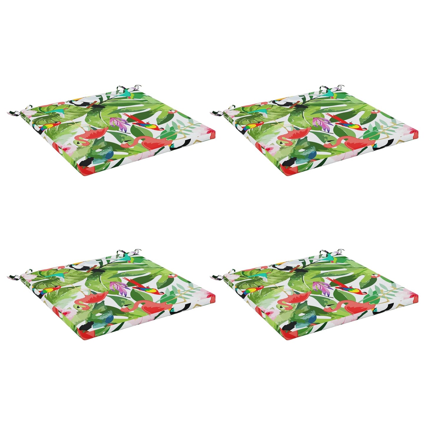 4-Piece Seat Cushions SOEST 4 pcs 100% Polyester Multicolour