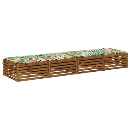 4-Piece Seat Cushions SOEST 4 pcs 100% Polyester Multicolour
