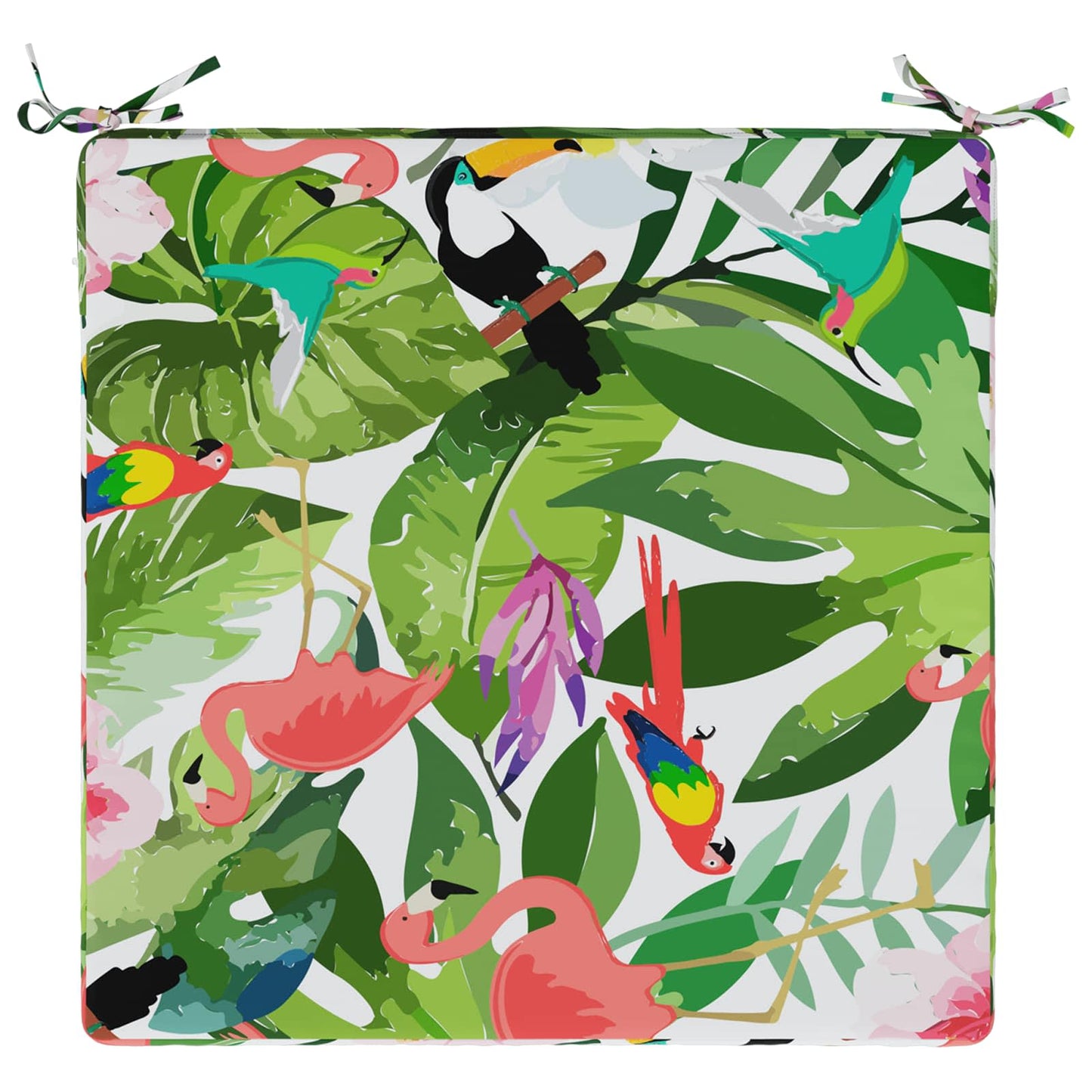 4-Piece Seat Cushions SOEST 4 pcs 100% Polyester Multicolour