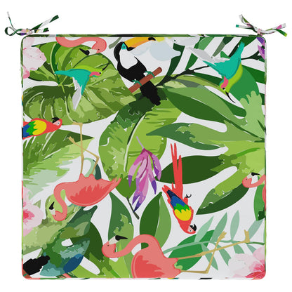 4-Piece Seat Cushions SOEST 4 pcs 100% Polyester Multicolour