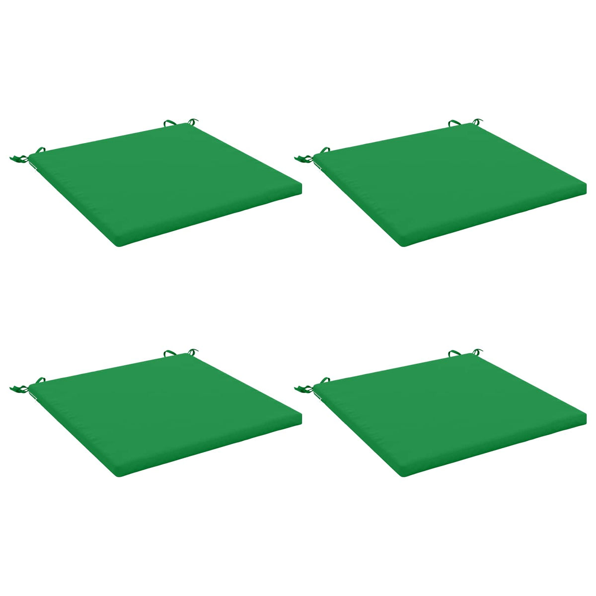 4-Piece Seat Cushions SOEST 4 pcs 100% Polyester Green