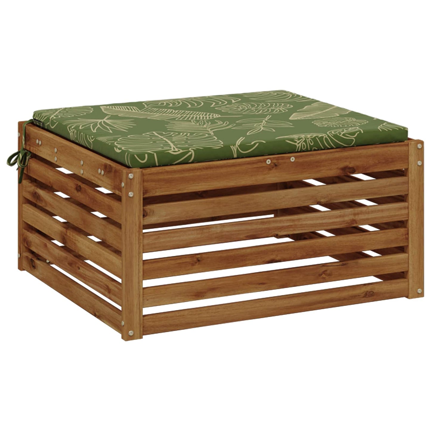 1-Piece Seat Cushion SOEST 100% Polyester Leaf Design