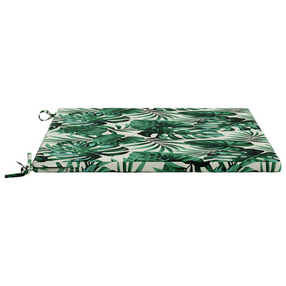 1-Piece Seat Cushion SOEST 100% Polyester Leaf Pattern