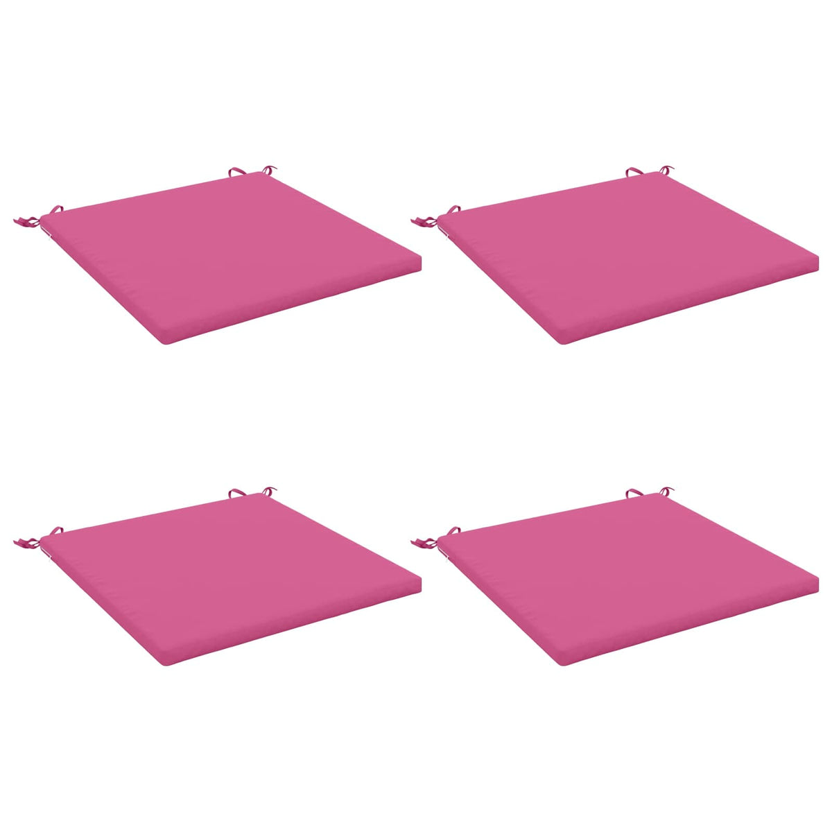 4-Piece Seat Cushions SOEST 4 pcs 100% Polyester Pink