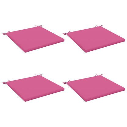 4-Piece Seat Cushions SOEST 4 pcs 100% Polyester Pink
