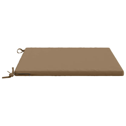 4-Piece Seat Cushions SOEST 4 pcs 100% Polyester Taupe