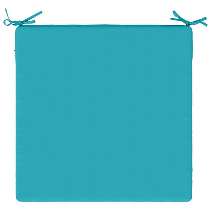 4-Piece Seat Cushions SOEST 4 pcs 100% Polyester Turquoise
