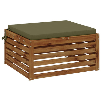 1-Piece Seat Cushion SOEST 100% Polyester Olive Green