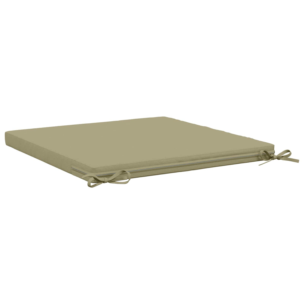 4-Piece Seat Cushions SOEST 4 pcs 100% Polyester Light Green