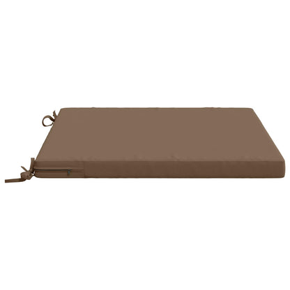 4-Piece Seat Cushions SOEST 4 pcs 100% Polyester Taupe