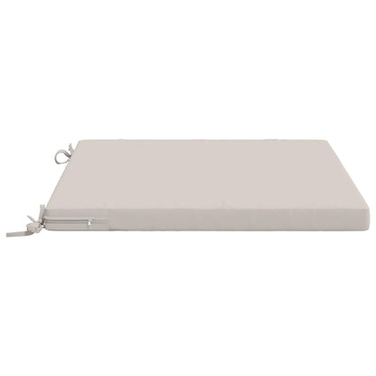1-Piece Seat Cushion SOEST 100% Polyester White 60 x 60 x 5 cm