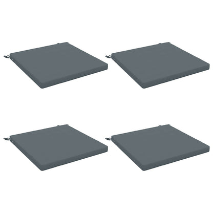4-Piece Seat Cushions SOEST 4 pcs 100% Polyester Blue