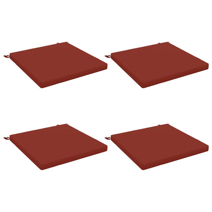 4-Piece Seat Cushions SOEST 4 pcs 100% Polyester Red