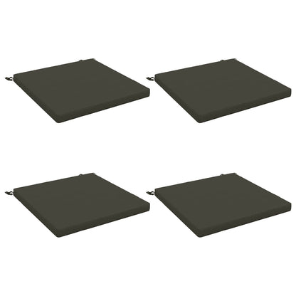 4-Piece Seat Cushions SOEST 4 pcs 100% Polyester Anthracite