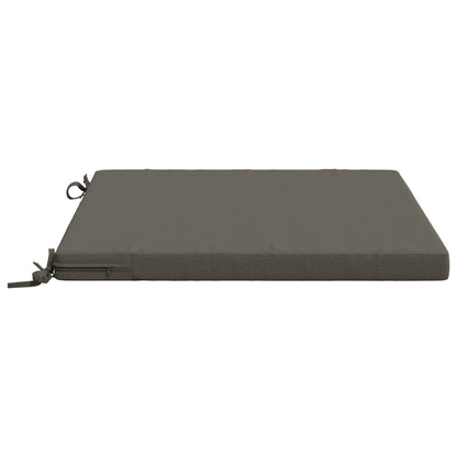 4-Piece Seat Cushions SOEST 4 pcs 100% Polyester Grey