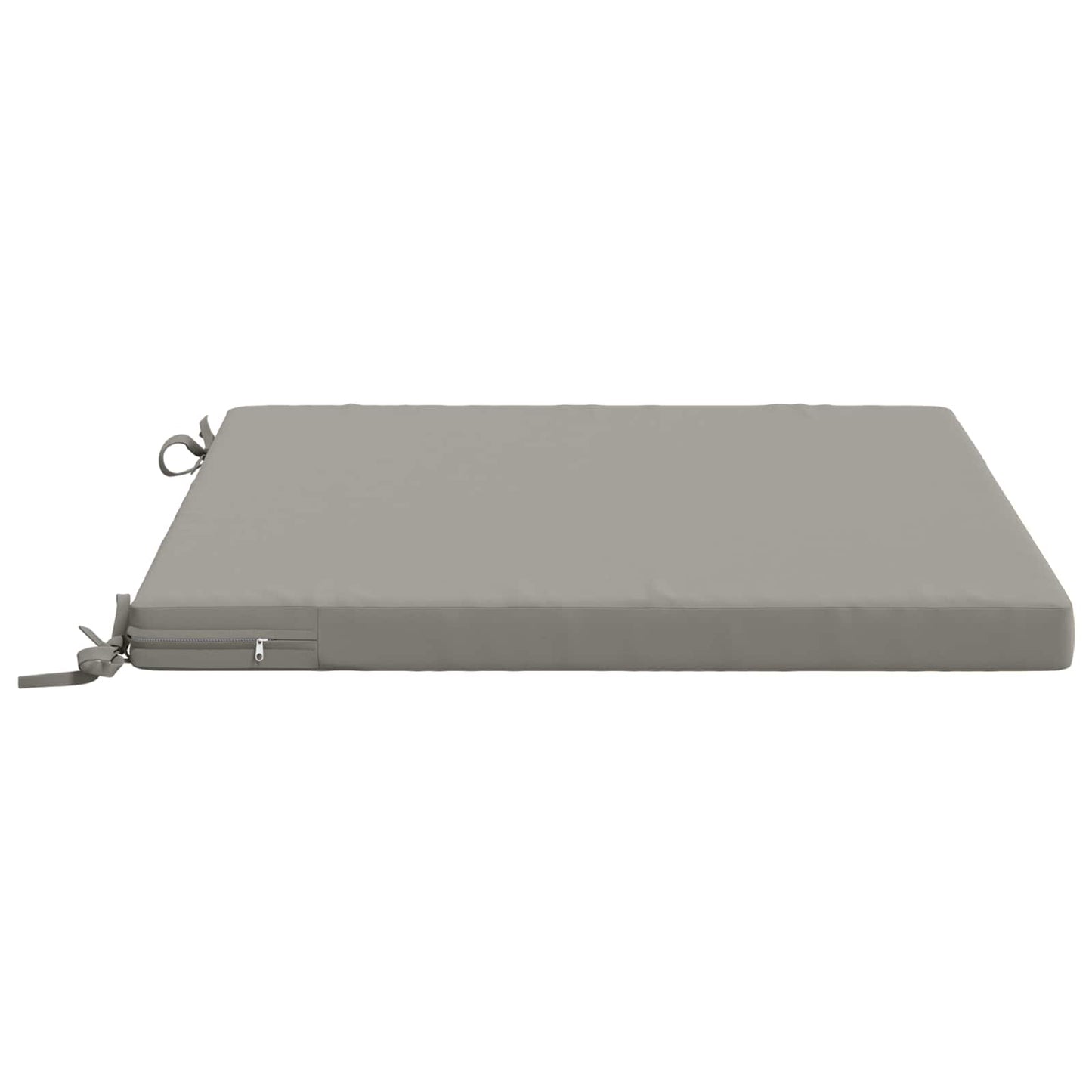 4-Piece Seat Cushions SOEST 4 pcs 100% Polyester Grey