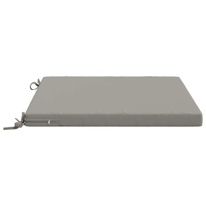 4-Piece Seat Cushions SOEST 4 pcs 100% Polyester Grey