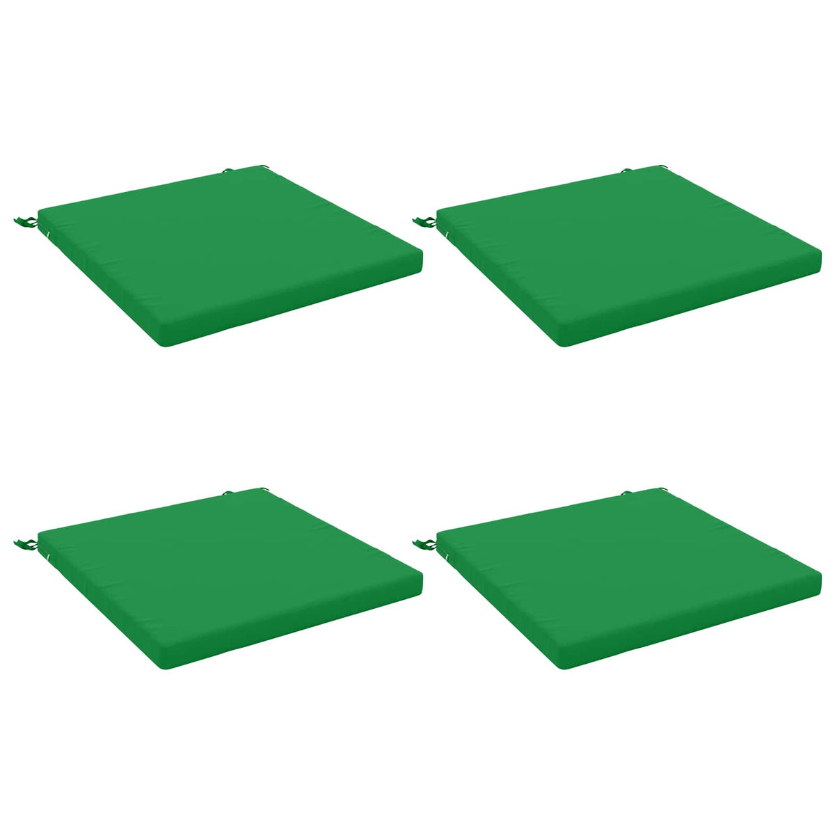 4-Piece Seat Cushions SOEST 4 pcs 100% Polyester Green