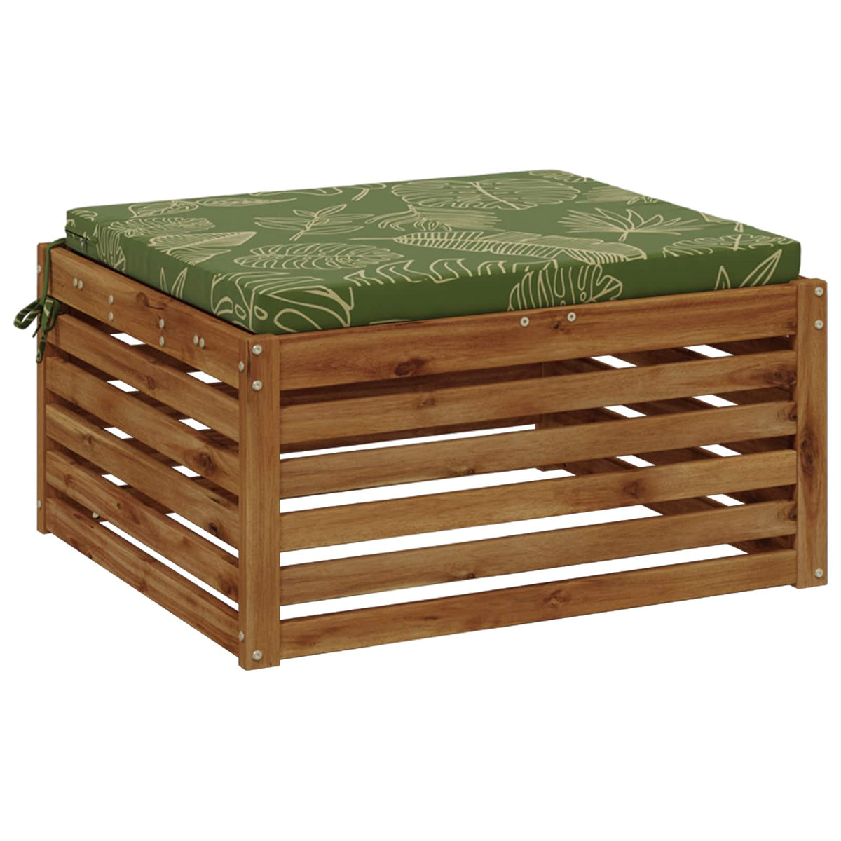 1-Piece Seat Cushion SOEST 100% Polyester Leaf Design
