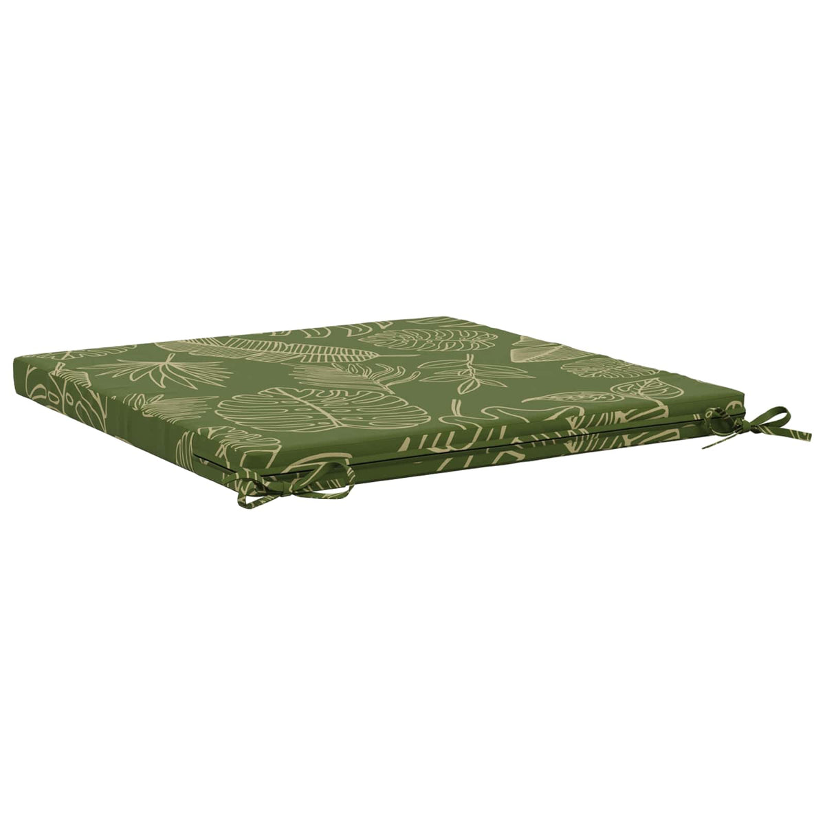 4-Piece Seat Cushions SOEST 4 pcs 100% Polyester Leaf Design