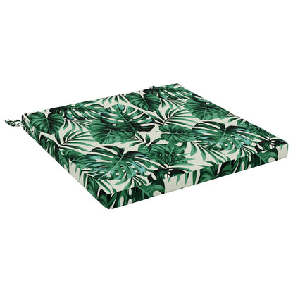 1-Piece Seat Cushion SOEST 100% Polyester Leaf Pattern