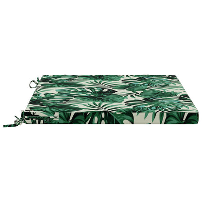4-Piece Seat Cushions SOEST 4 pcs 100% Polyester Leaf Pattern
