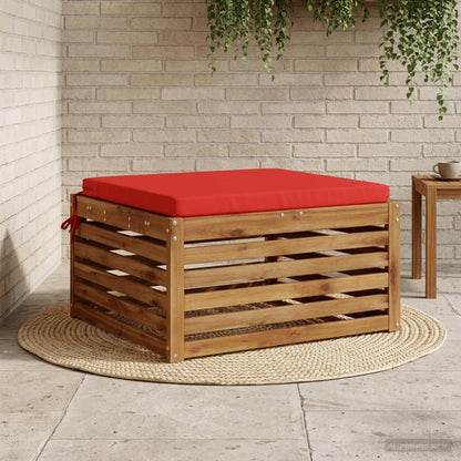 1-Piece Seat Cushion SOEST 100% Polyester Red 80 x 80 x 5 cm