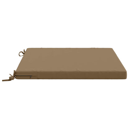 4-Piece Seat Cushions SOEST 4 pcs 100% Polyester Taupe
