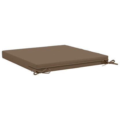 4-Piece Seat Cushions SOEST 4 pcs 100% Polyester Taupe