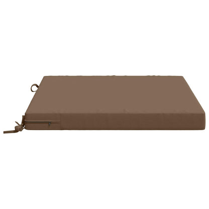 4-Piece Seat Cushions SOEST 4 pcs 100% Polyester Taupe