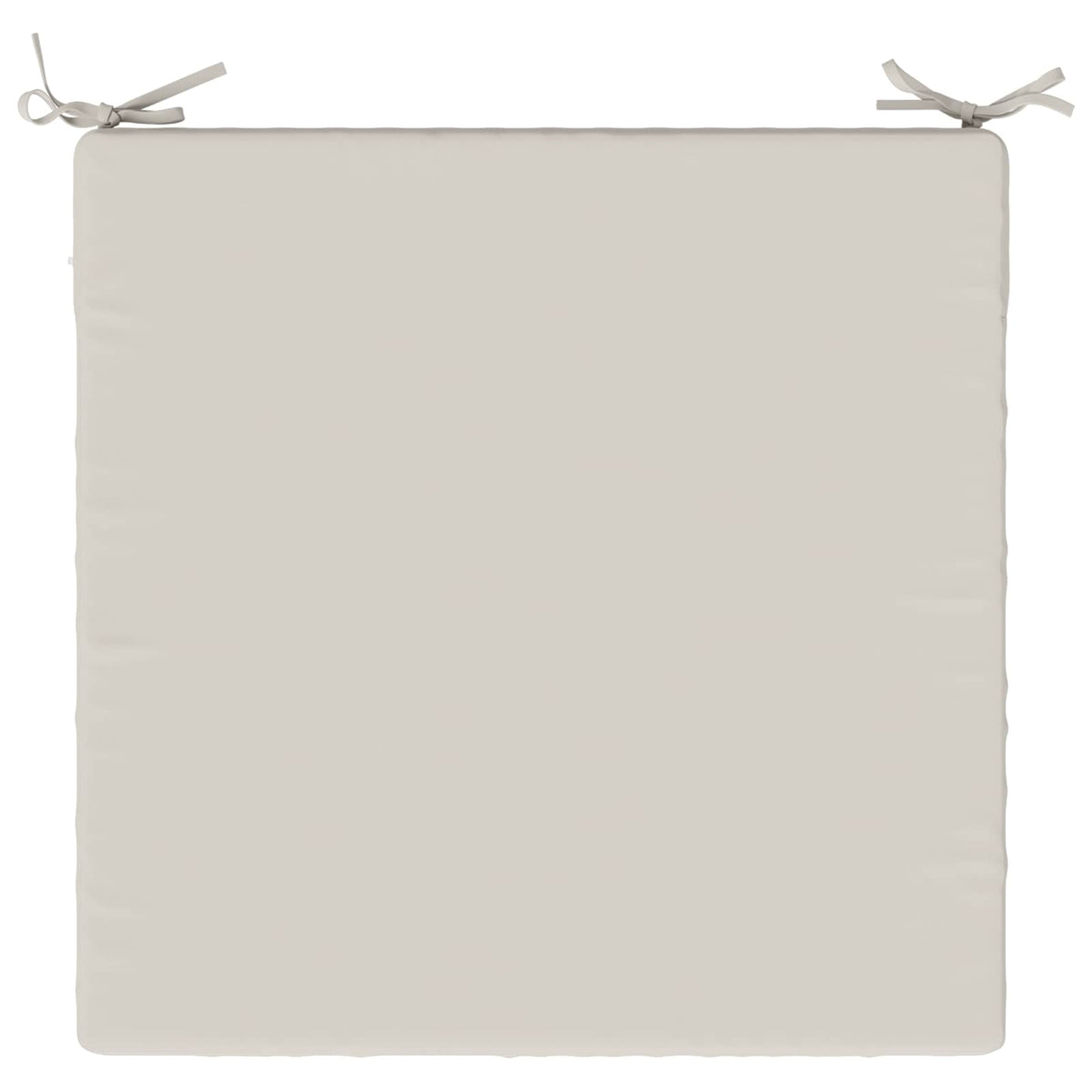 1-Piece Seat Cushion SOEST 100% Polyester White 60 x 60 x 7 cm